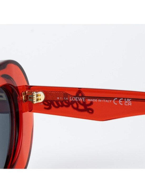 Loewe Women Sunglasses Red Blue Butterfly LW40112I CURVY 66V NEW AUTHENTIC main image 8